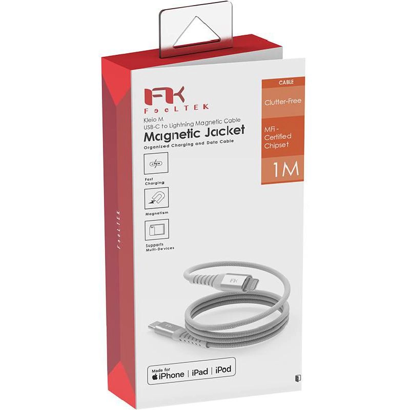 Kleio M Cable USB-C to Lightning 1m Braided
