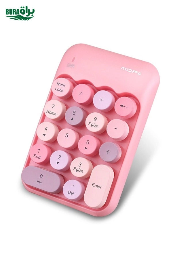 Mini 2.4G Wireless Numeric Keypad - 18 keys 10 meter AAA
