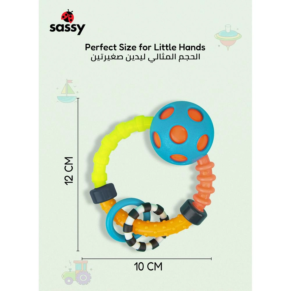 Bend & Flex Barbell Rattle - Suitable for 6 months & above