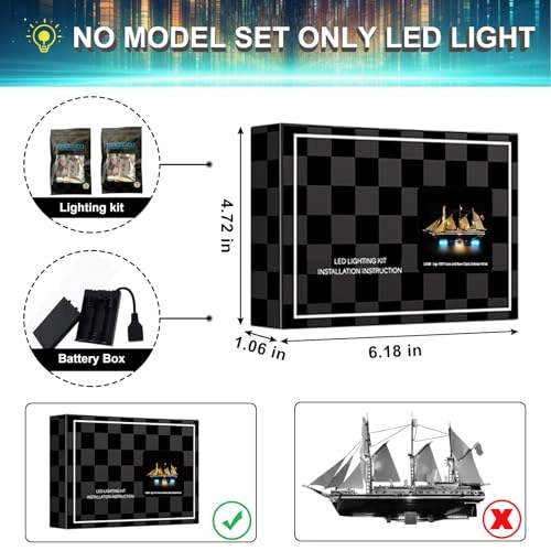 LED Light Kit for Lego The Endurance (10335) - Lego