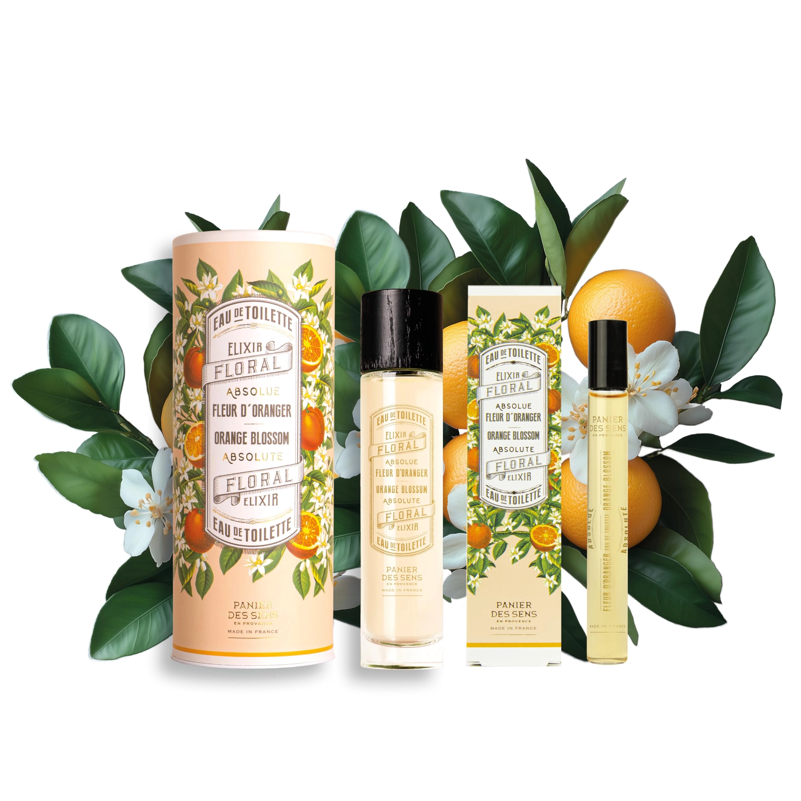 Panier des Sens Orange Blossom Eau de Toilette - 50ml + Orange Blossom Roll-on - 10ml