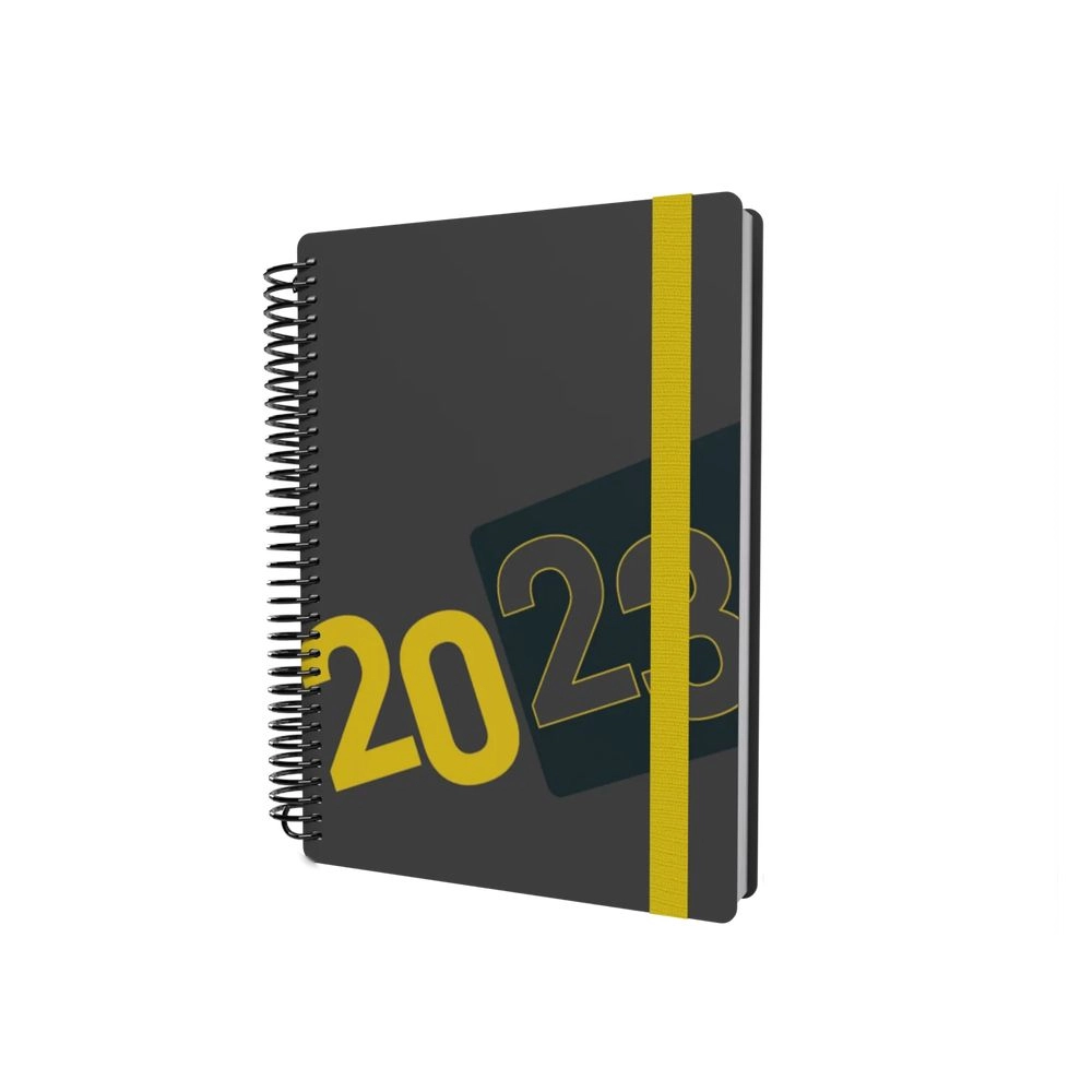 COLLINS DEBDEN Delta Day To A Page Diary - 2023 YELLOW