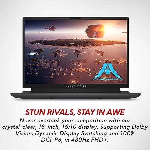 m18 AMD Gaming Laptop AWM18-A780BLK-PUS - 18'' Ryzen 9-7845HX 32GB DDR5 1TB SSD
