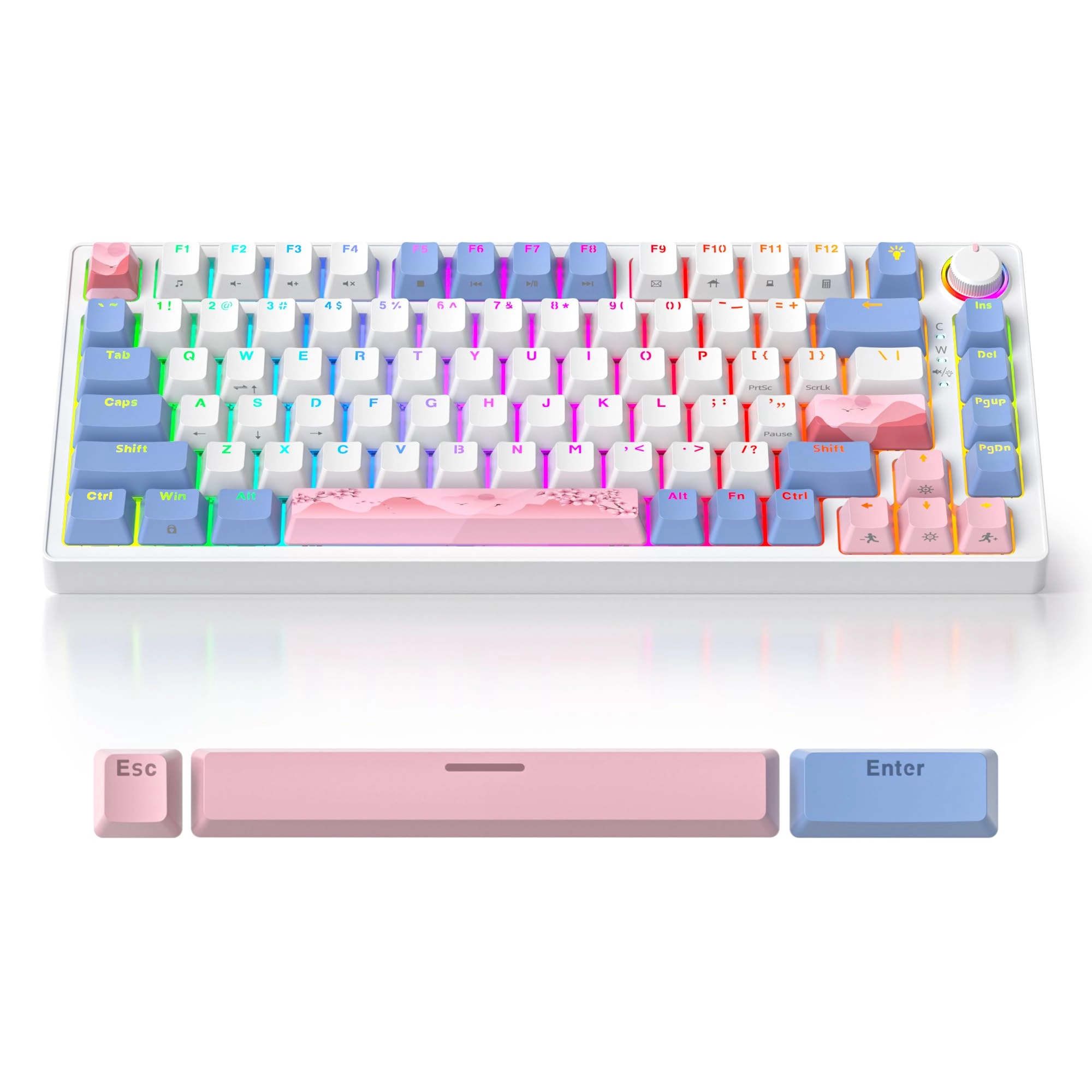 iRoboosta Retro Typewriter Mechanical Keyboard - Wired