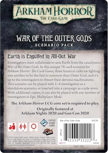 Arkham Horror: The Card Game: Standalone Adventures - War of the Outer Gods