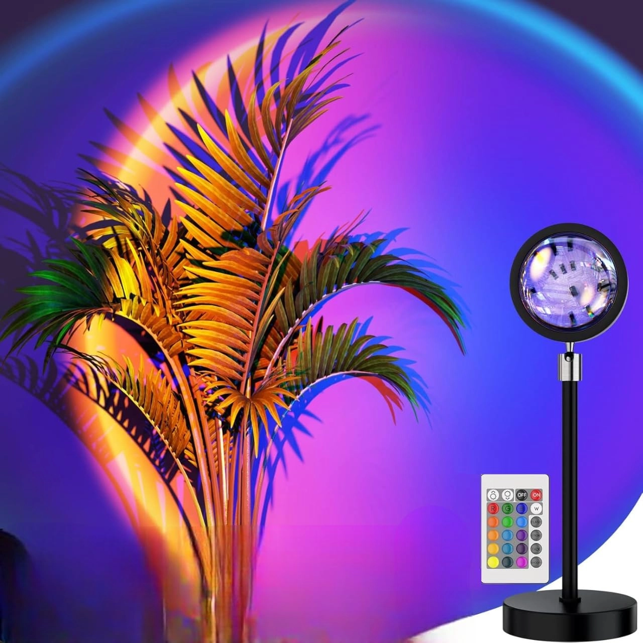 Desidiya Sunset Lamp - Corded Electric Multicolor