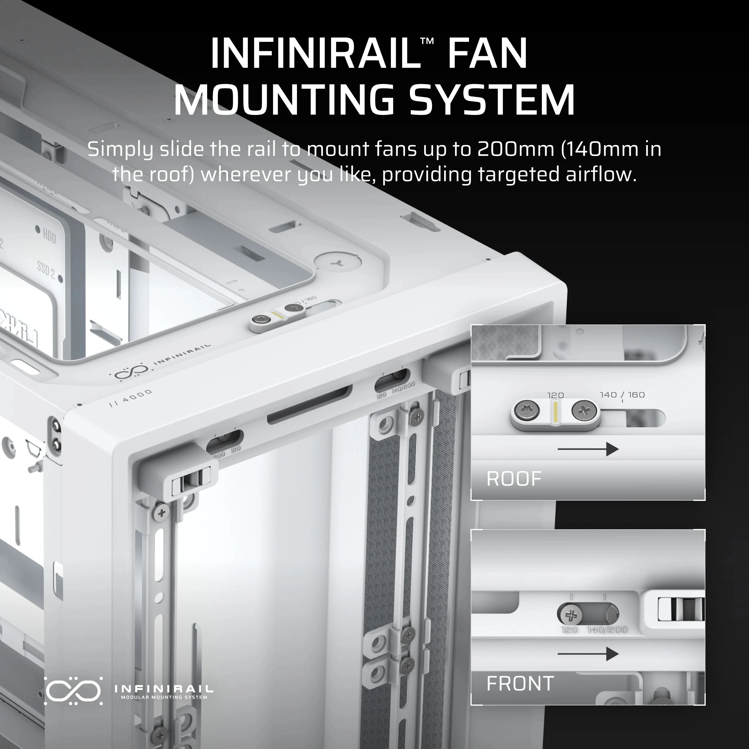 4000D Airflow - Tempered Glass Mid-Tower White