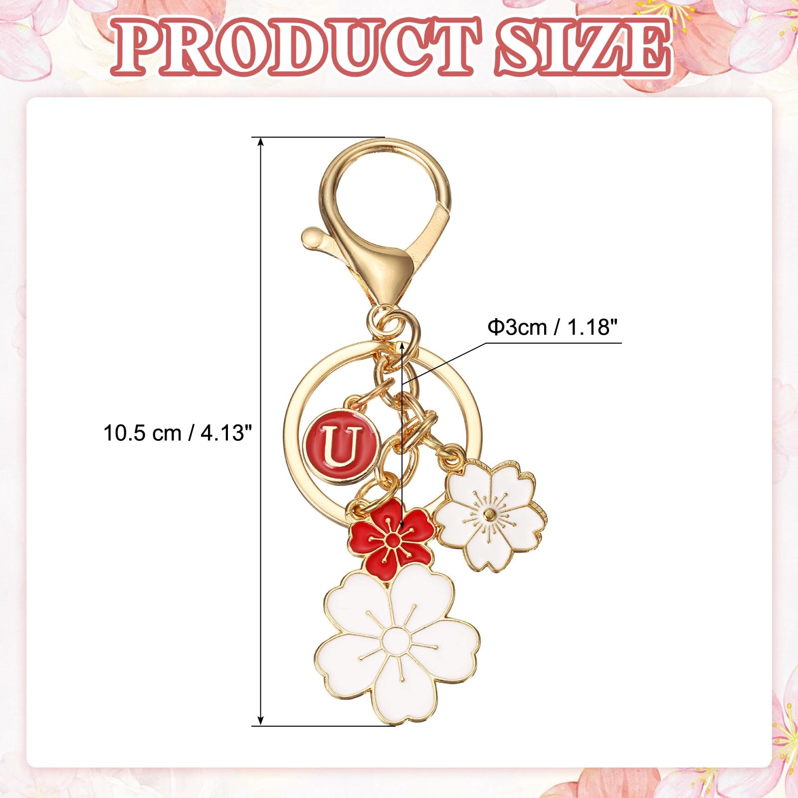Initial Keychain - Letter