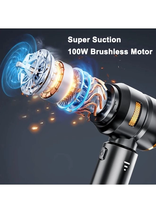 4-in-1 Wireless Handheld Vacuum Cleaner - 2000mAh