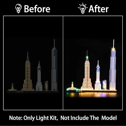 Lighting Kit for LEGO New York City 21028