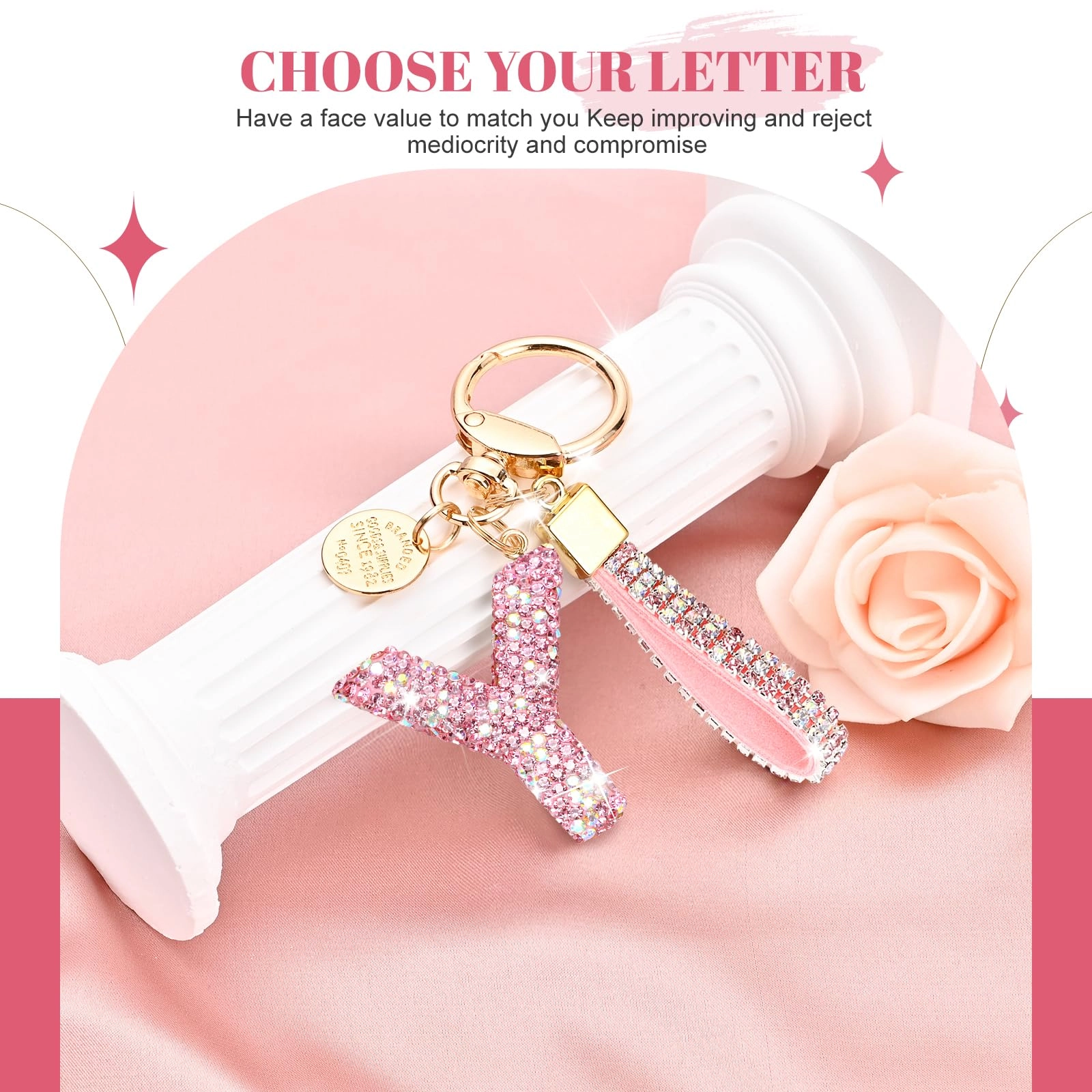 Initial Letter Keychain