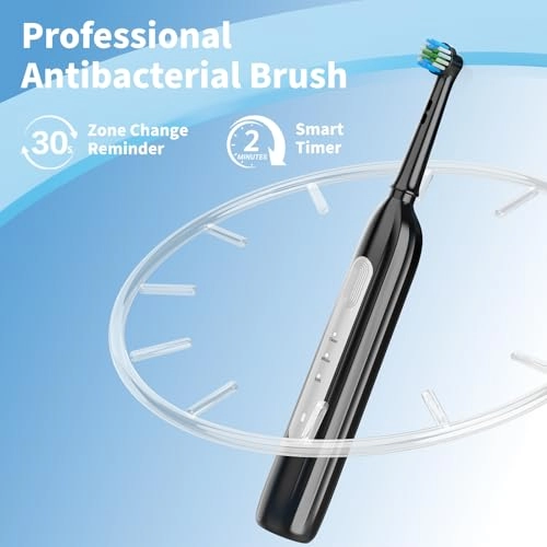 BX11 - 3 Cleaning Modes Type-C Rechargeable 8 Brush Heads