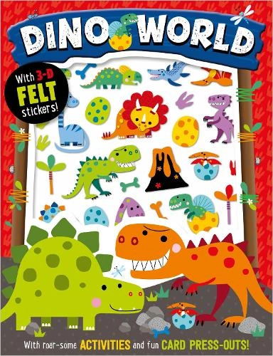Make Believe Ideas Dino World Activity Sticker Book