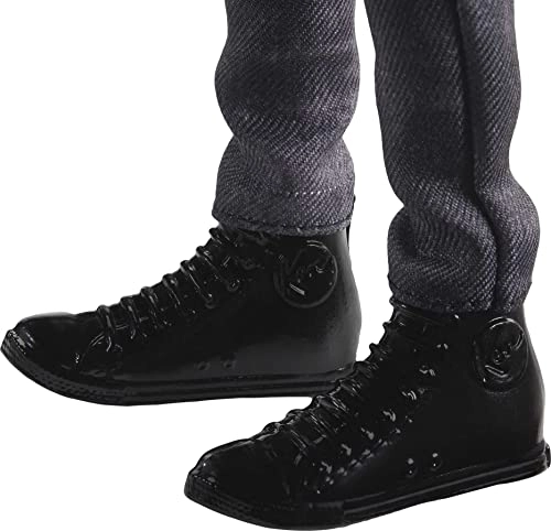 Ken Fashion Doll - Sculpted Purple Hair Plaid Shirt Ages 3+