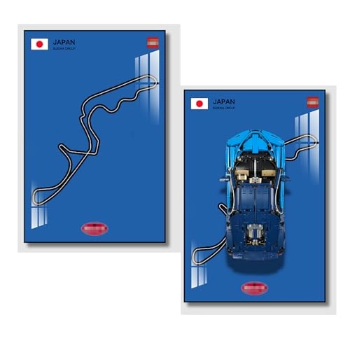 Display Wallboard (42083) - 50X80cm Suzuka Circuit in Japan