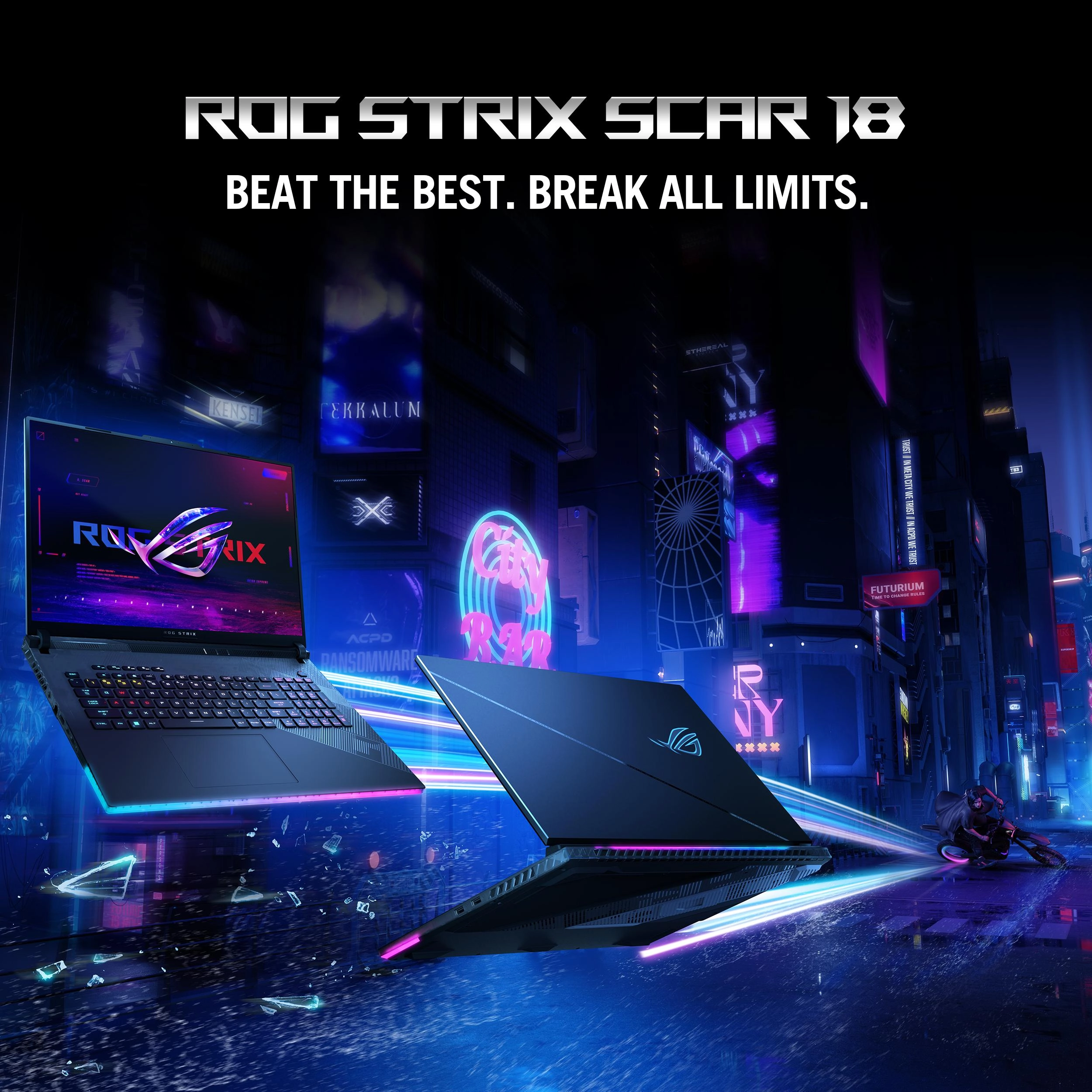 ROG Strix Scar 18 G834JYR-XS97 - 18'' i9-14900HX 32GB DDR5 2TB SSD