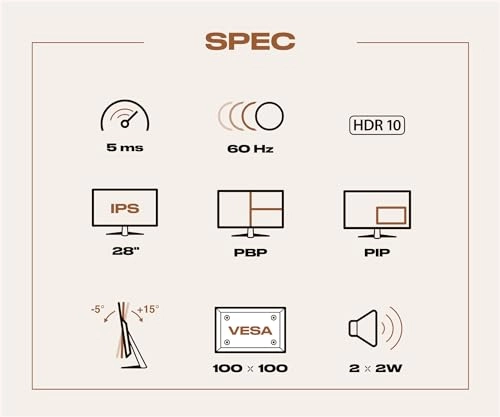 JN-IPS2802UHDR - 3840 x 2160 28 Inch