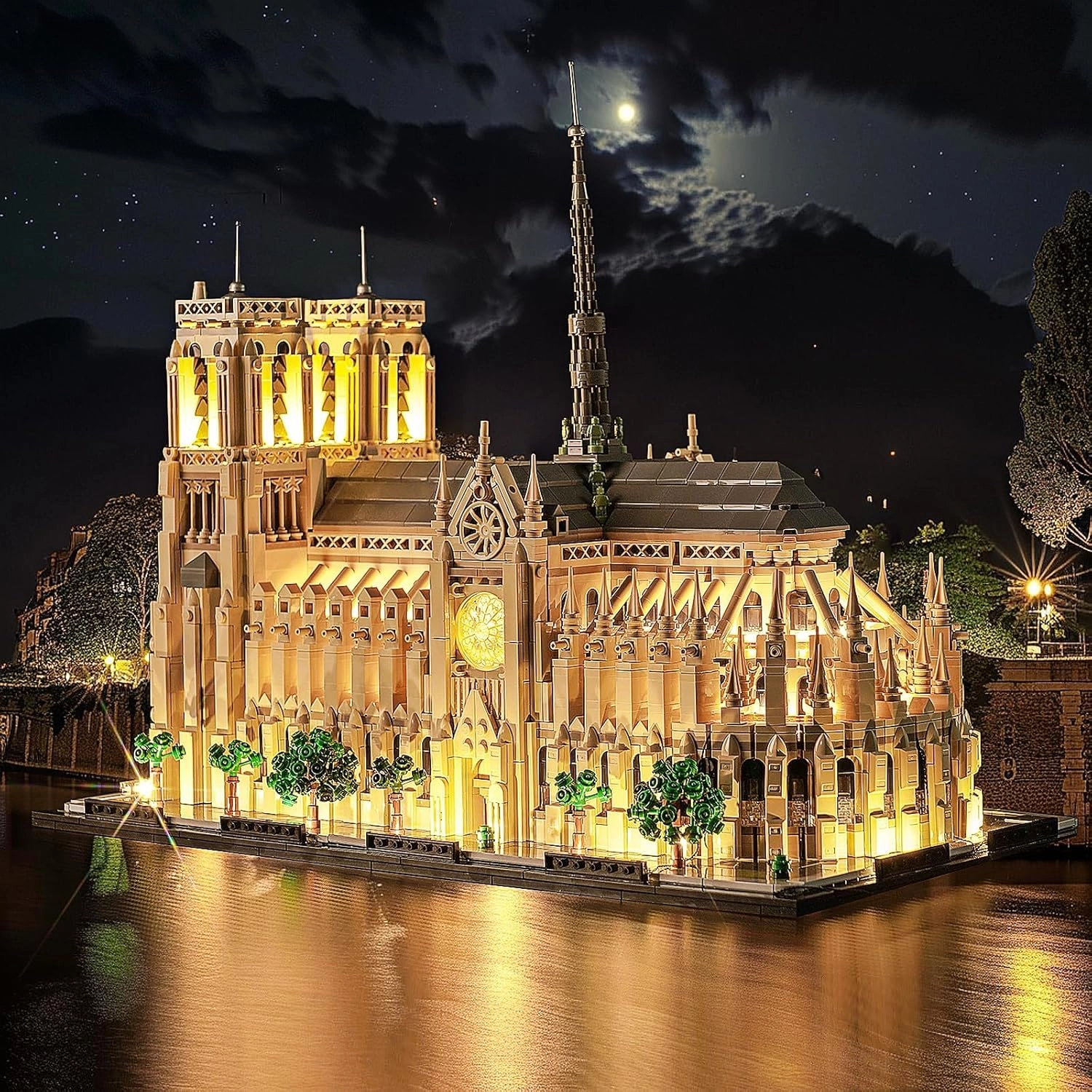 KOETBYBY Light Kit Compatible with Lego 21061 - Notre-Dame de Paris Lego