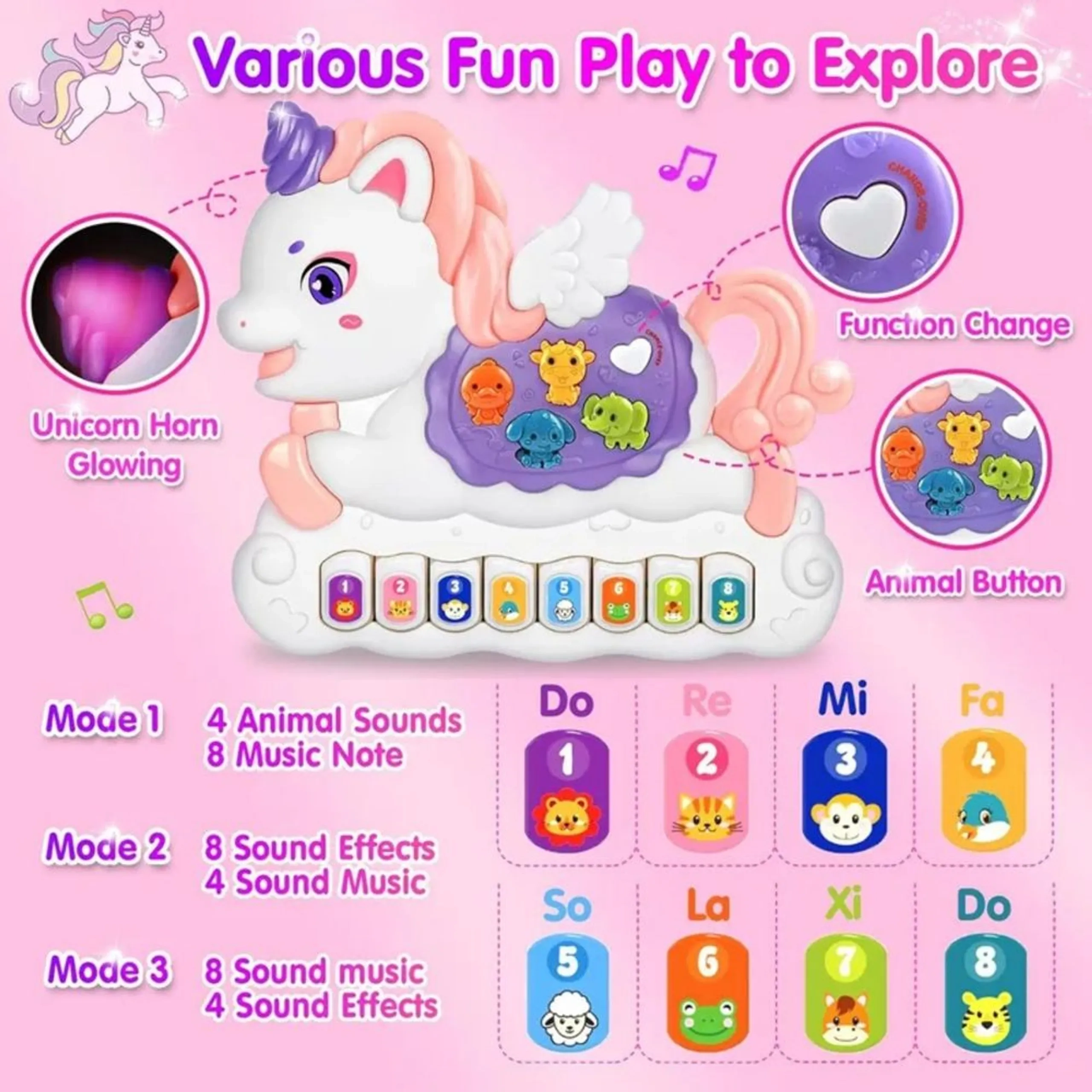 Baby Stroller Plush Hanging Mobile Rattle Toy - Suitable for 3 months and above