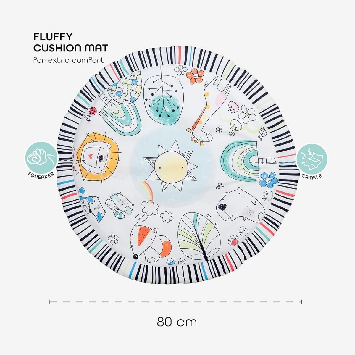 Perky Baby Playmat & Activity Gym - Unicorn 0 month