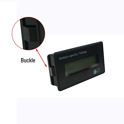 Battery Meter - 12-84V With Alarm Green