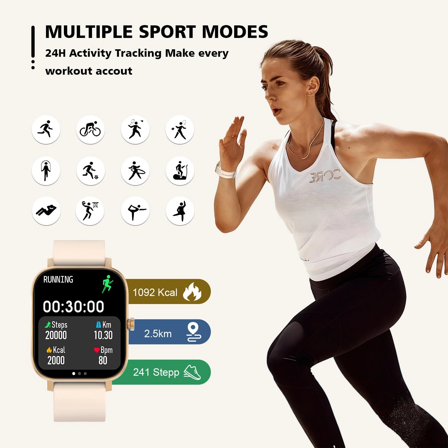 Smart Watch Zinc Alloy