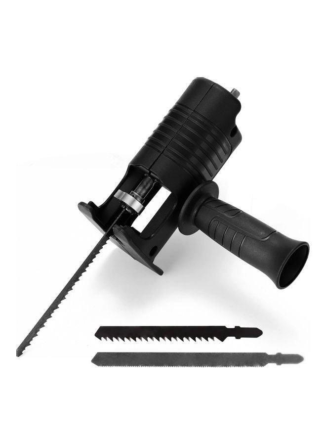 NIBEMINENT Portable Electric Drill Self Priming Transfer Pump With Shank - Black/Silver 256.5 g