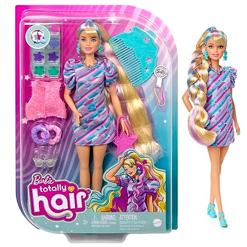Barbie Totally Hair - Pink 8.5in hair