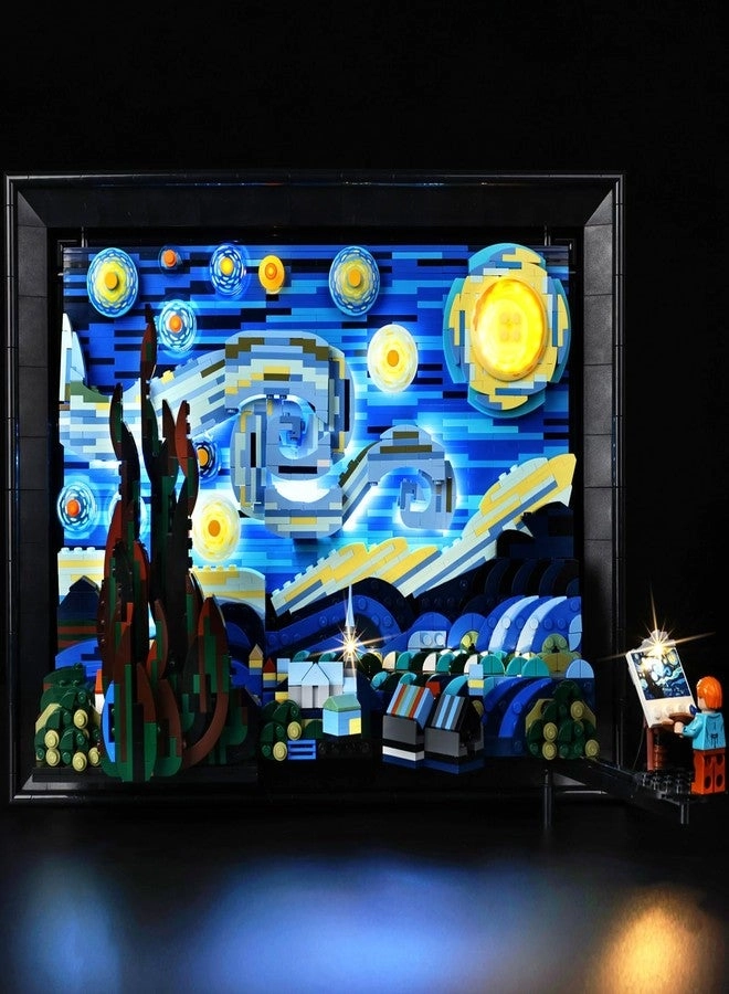 BrickSoul Light Up Kit - LED Compatible with The Starry Night 21333