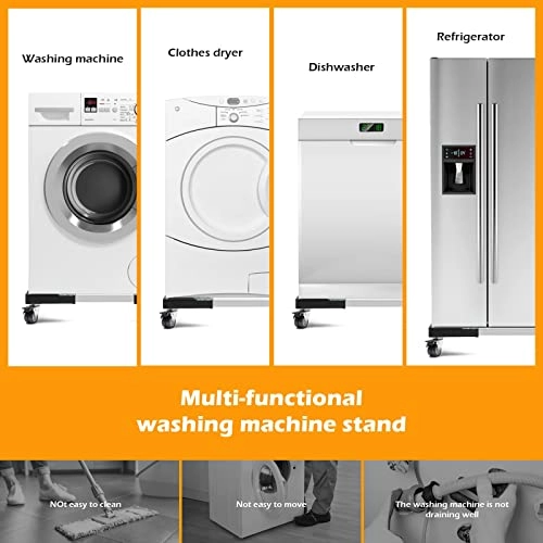 Furniture Dolly - Adjustable 16 inches to 24-3/8 inches 4 Locking Swivel Wheels