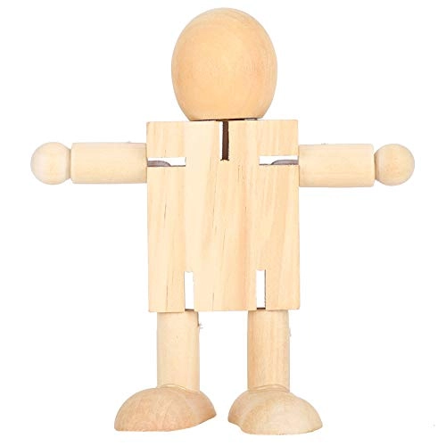 Wooden Robot Doll