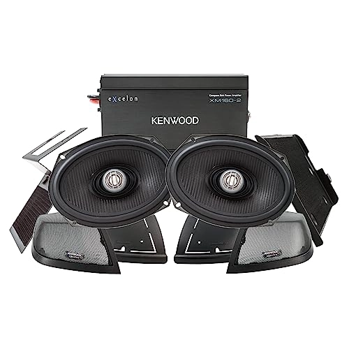 XM160-2 - 2 Channel 80 Watts x 2 + XM69R - 6"x9" 400W peak