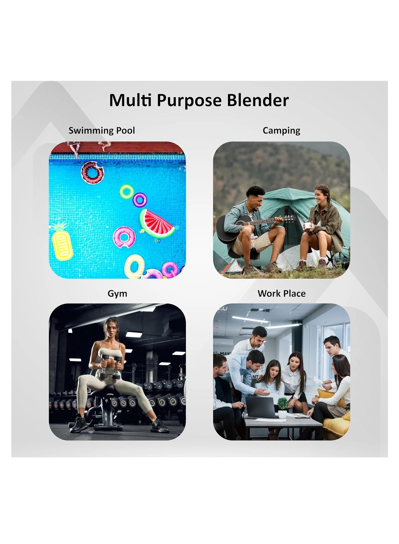 Blendmate Eco - Portable, Self-cleaning, 6x 304 Stainless Steel Blades