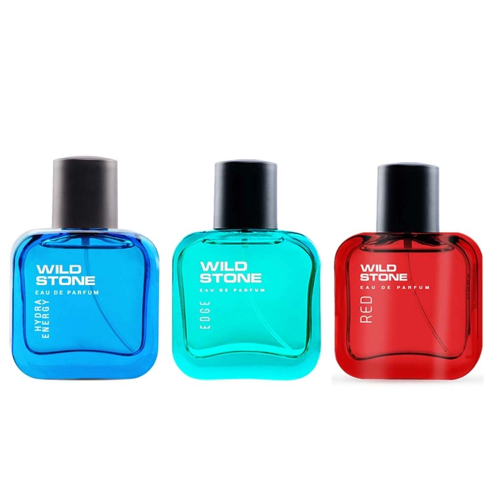 Mcnroe Consumer Products Pvt. Ltd. Edge - 30ml Eau de Parfum + Hydra Energy - 30ml + Red - 30ml