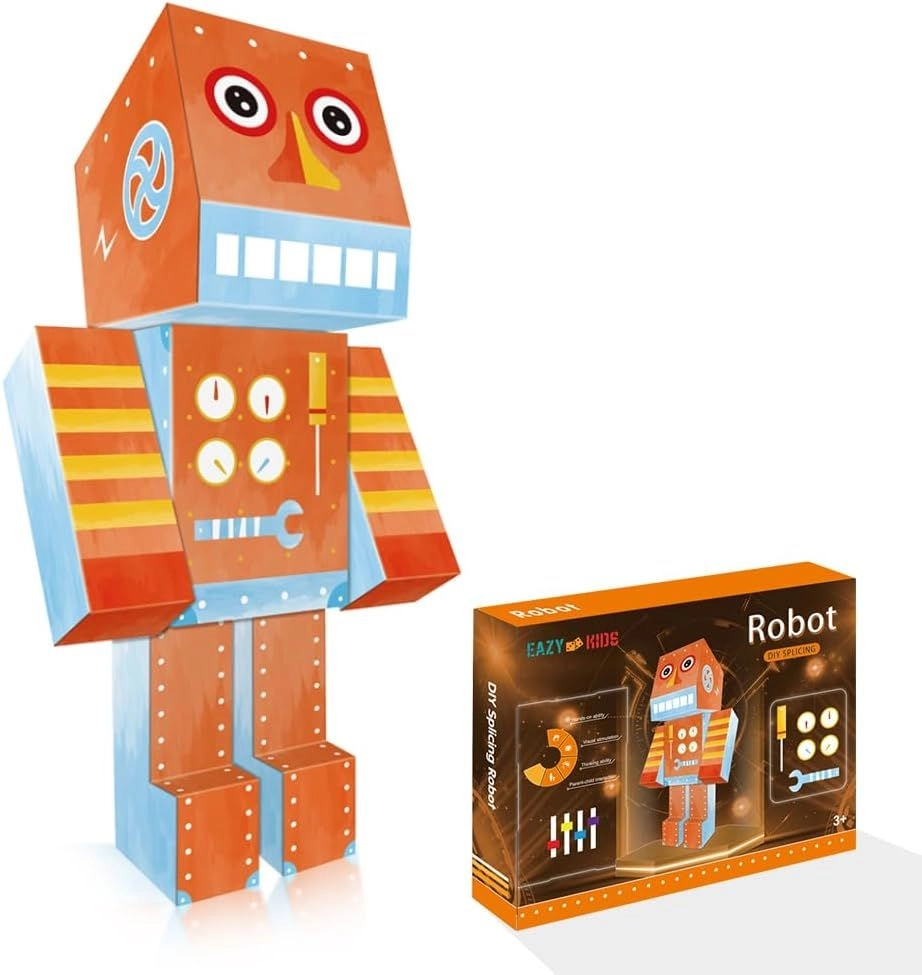 SAMBOX DIY Doodle Colouring Art Kit - Robot - 3+ years