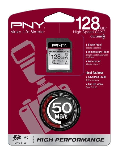 PNY StorEDGE MicroSDXC Class 10 128GB