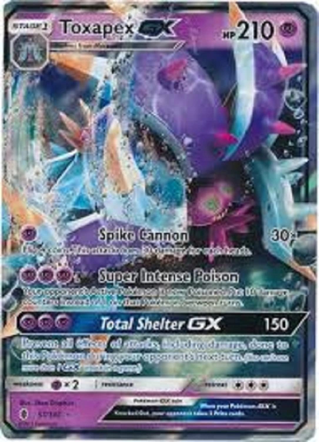 Pokémon Toxapex GX - 57/145 Ultra Rare