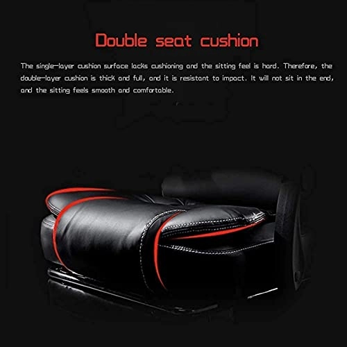Desk Chair - PU Leather Brown High Back