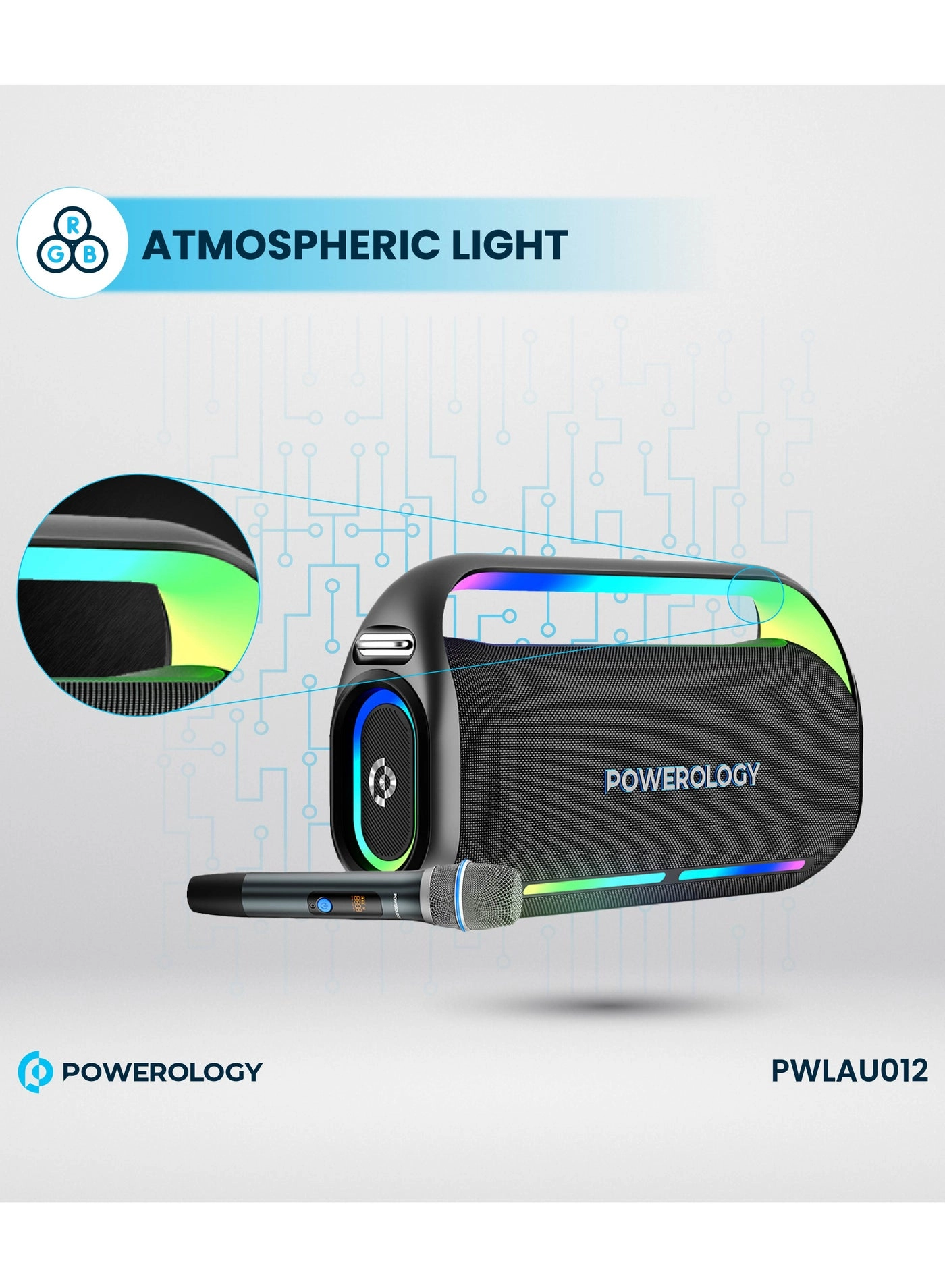 TWS Karaoke Speaker - Wireless Microphone 256GB 150W