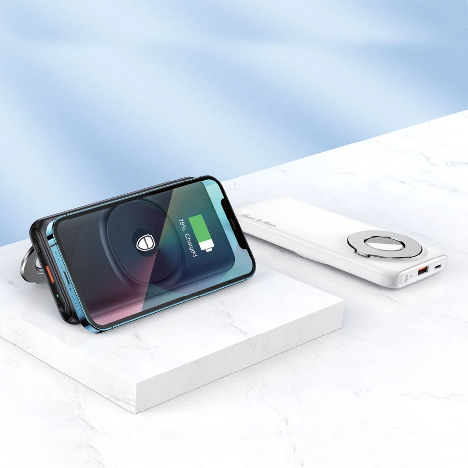 MXQCPD10K - 10000 mAh Wireless 1 x USB Type-A 1 x USB Type-C