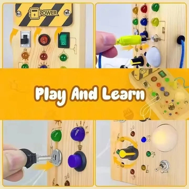 LED Light Switch Sensory Board