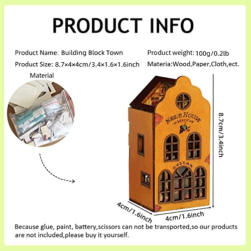 Miniature Wooden Dollhouse Furniture Kit - Creative Room 1:24