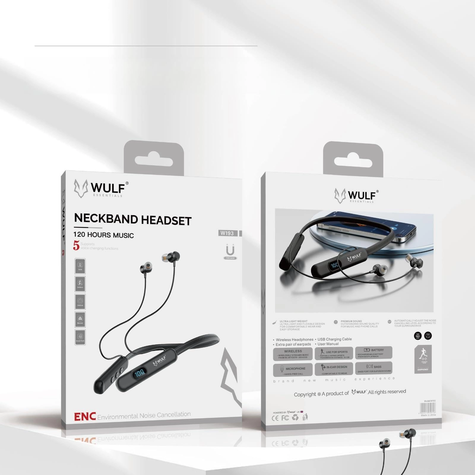 Wulf Essentials W193 Wireless Headset