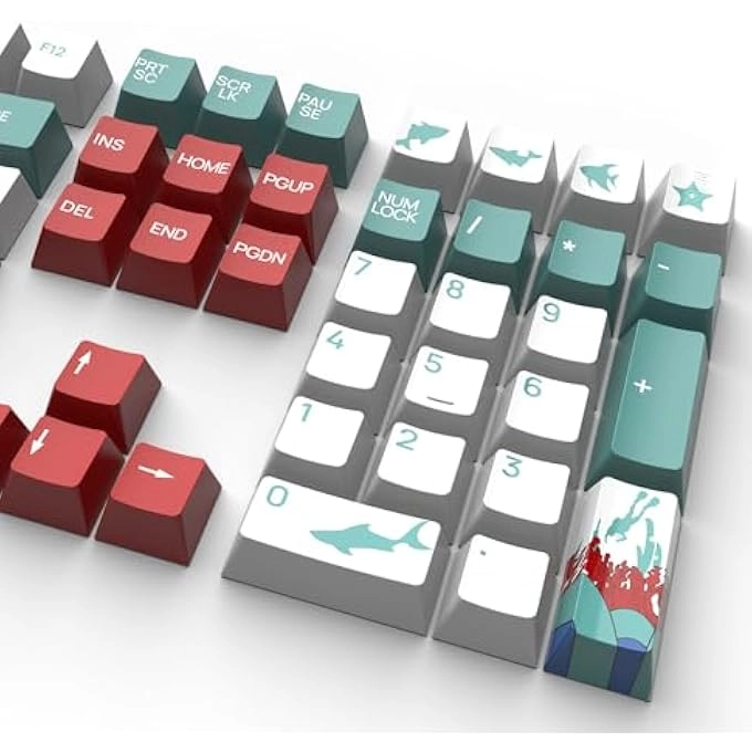 SEEFY ARABIC ALPHABET KEYCAPS - ARABIC & US LAYOUT