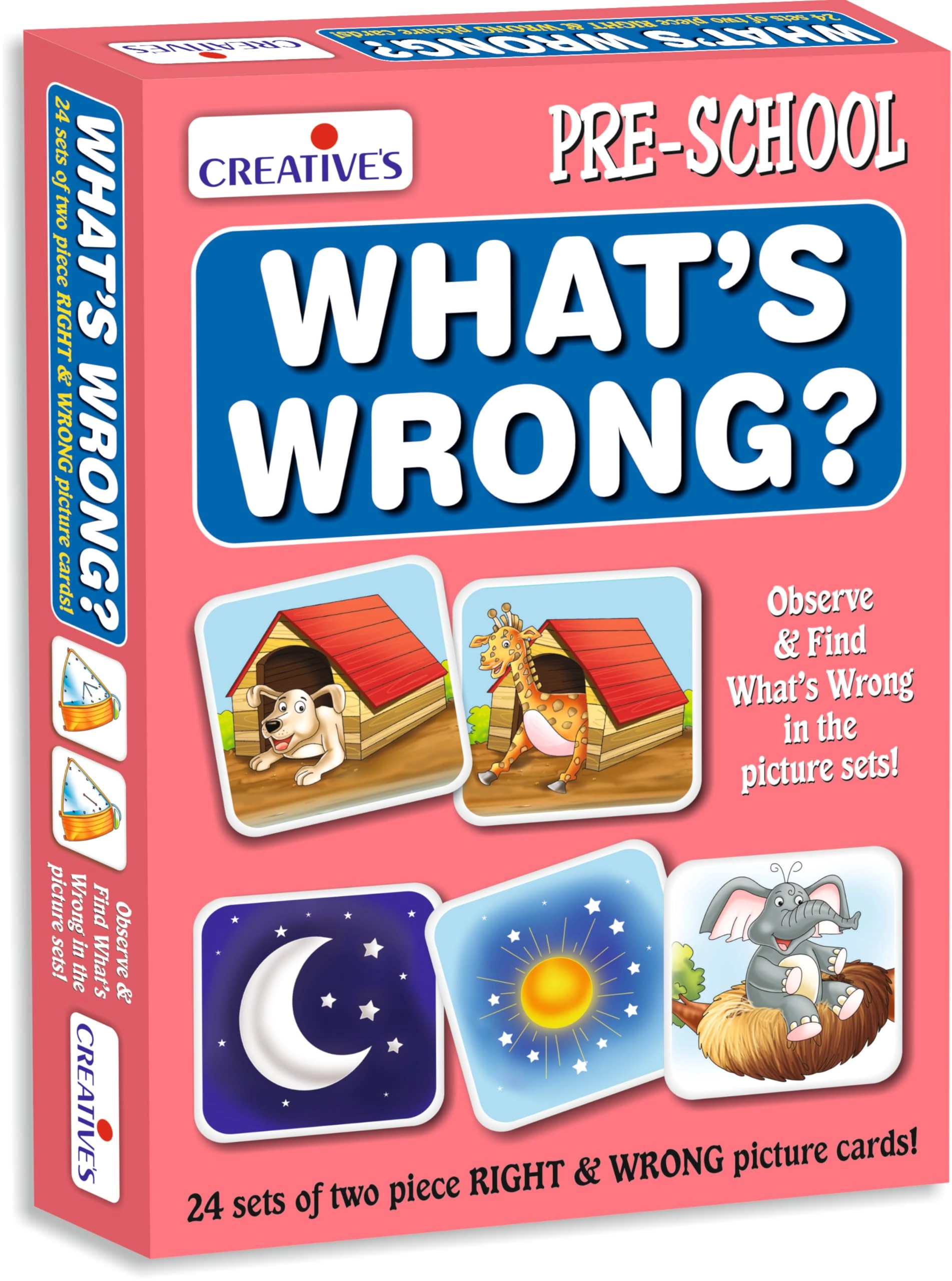 What's Wrong - 48-Piece Card Game