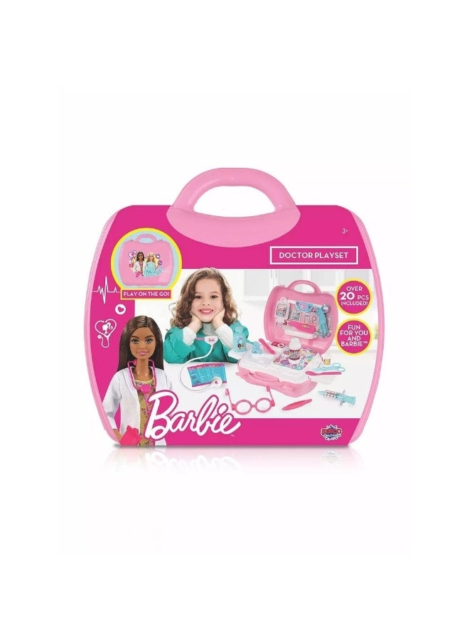 Barbie Play on the Go Doctor Playset - 20 Pieces