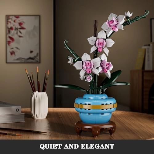 24119 Clamping Building Blocks Flowers - Orchid 386 pcs