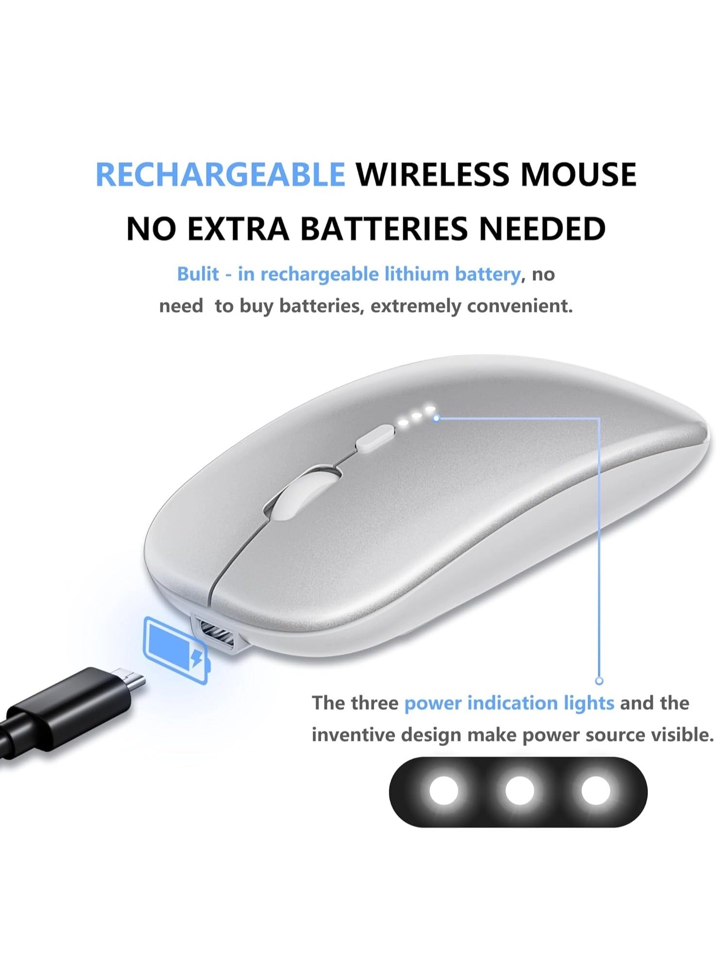 HK-60 Wireless Mouse - Bluetooth