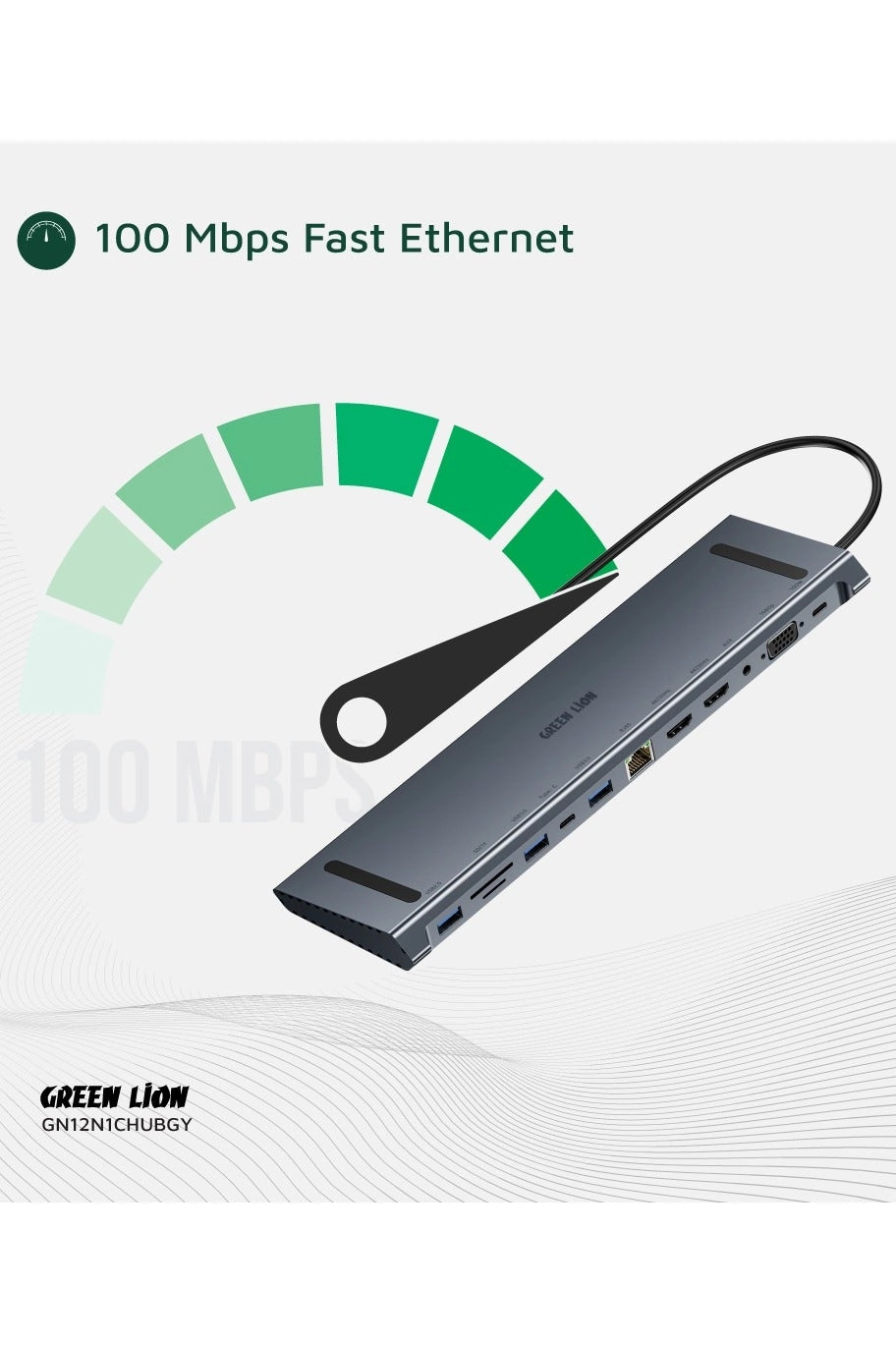 12-in-1 USB-C hub - 4K HDMI 100W PD