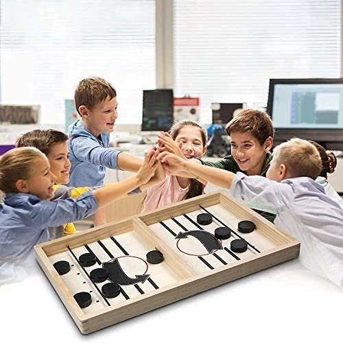 3-in-1 Foldable String Hockey - English 3 years and up